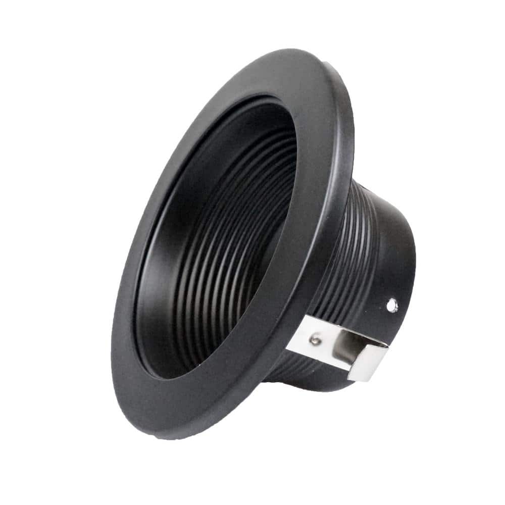 Black Oil Rubbed 4-Inch Recessed LED Baffle Trim