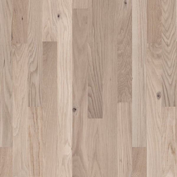Unfinished Solid White Oak #1 Common 3/4 in. T x 2.25 in. W x Random Length Hardwood Flooring (19.5 sq. ft./Case)