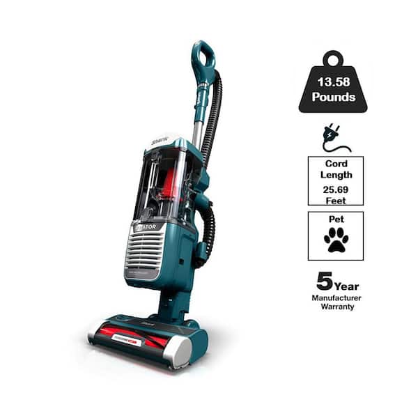 Rotator Swivel Pro Bagless Corded HEPA Filter Upright Vacuum for Multisurface, Carpet & Hardwood/ Wood Laminate in Green