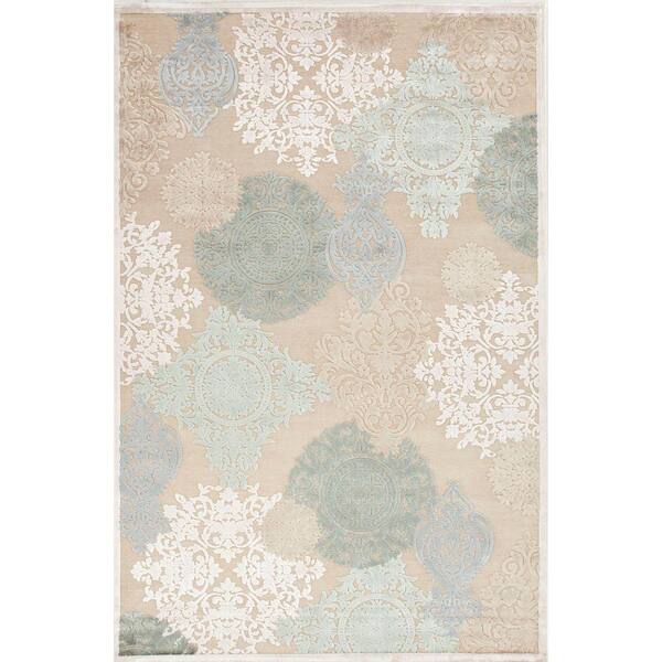 Home Decorators Collection Warm Sand/Birch 8 ft. x 10 ft. Floral Area Rug