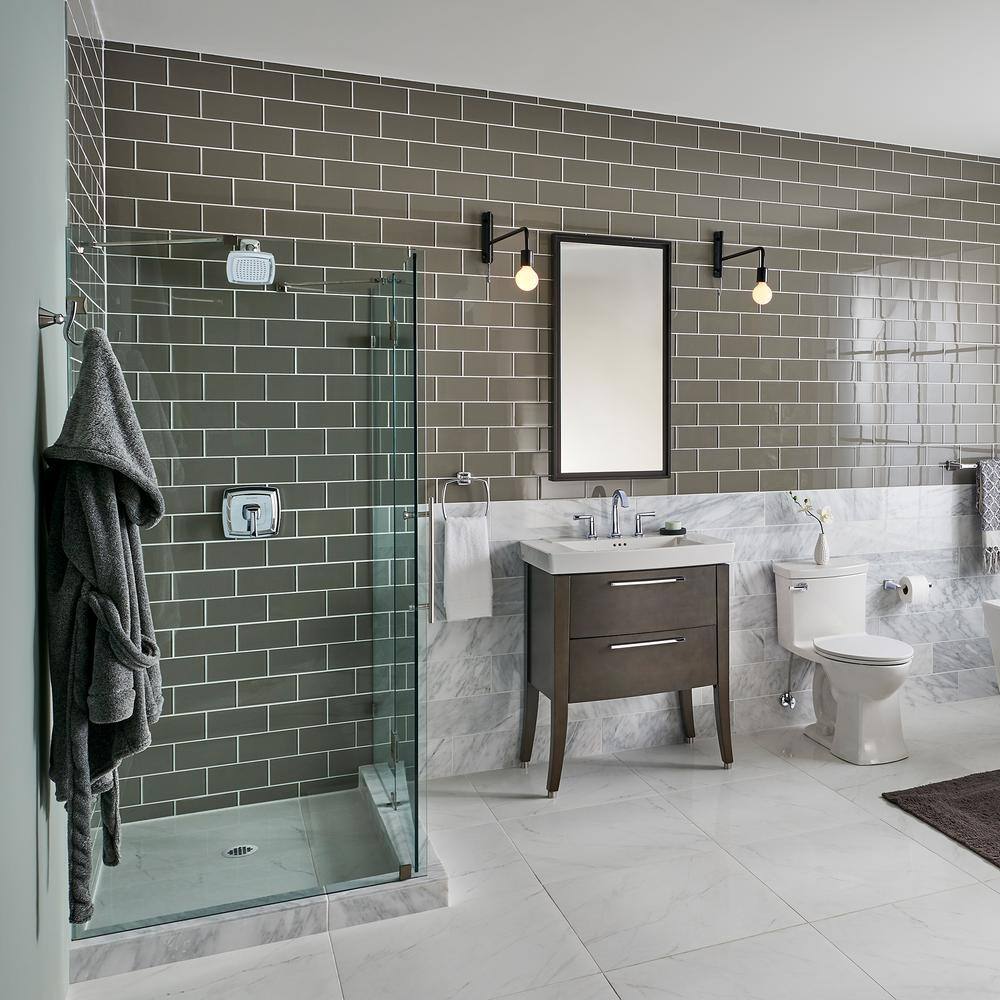 Polished Chrome Multi-Head Wall Mounted Shower Trim Kit