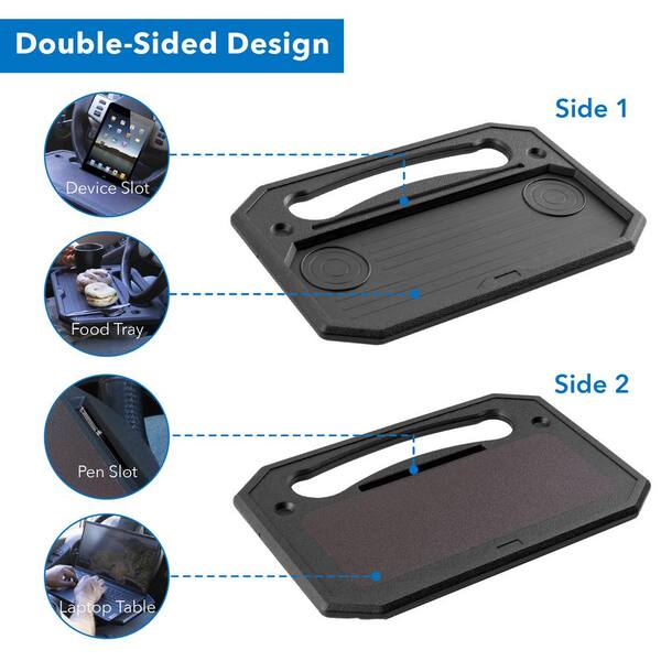 Car Tray for Food Drink and Writing Laptop Work - Top Kitchen Gadget