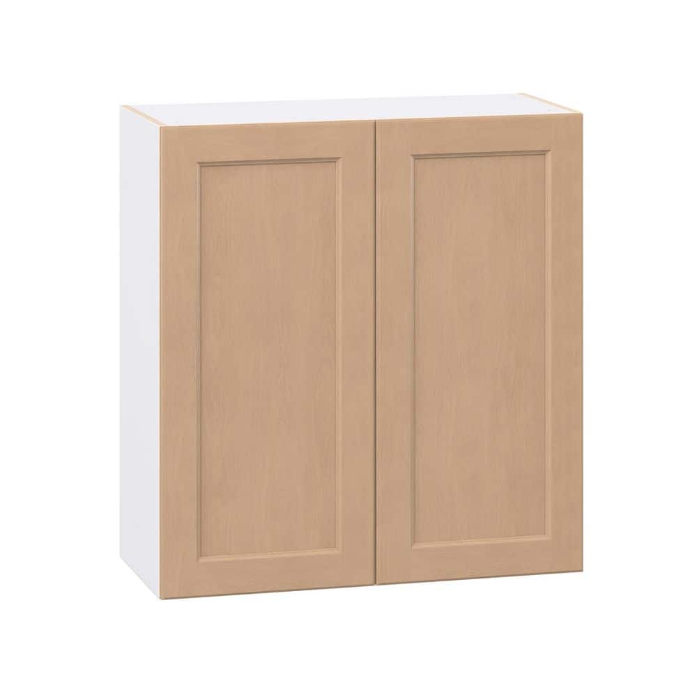 Lakewood 33 in. W x 14.75 in. D x 35 in. H Assembled Shaker Wall Kitchen Cabinet in Sugar Cookie price history on PriceWatchPro