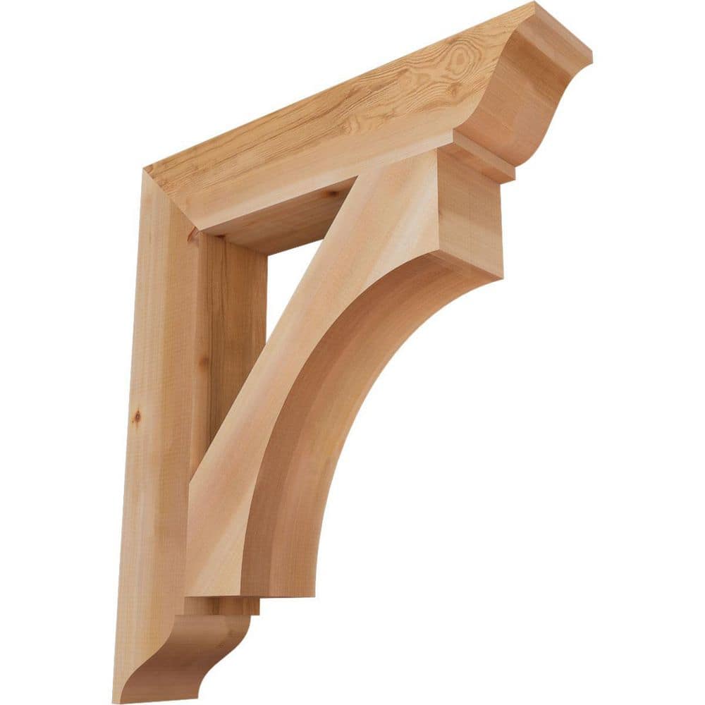 5.5 in. x 34 in. x 30 in. Western Red Cedar Westlake Traditional Smooth Bracket price history on PriceWatchPro