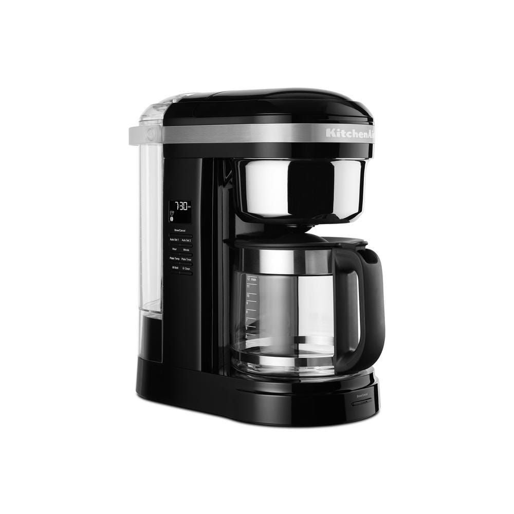 KITCHEN AID 12 Cup Coffee Maker KCM12040B Black W/ Stainless Steel