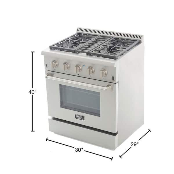 Kucht Pro-Style 30 in. 4.2 cu. ft. Natural Gas Range with