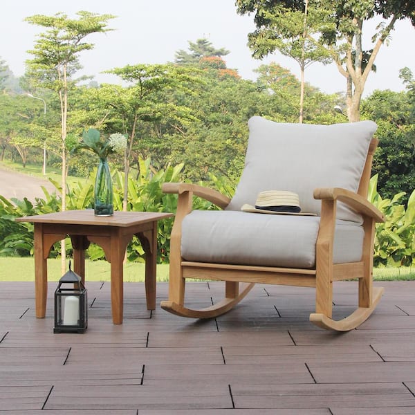 Outdoor Cushion Goldenteak Rocking Chair Seat Cushion Sunbrella Fabric