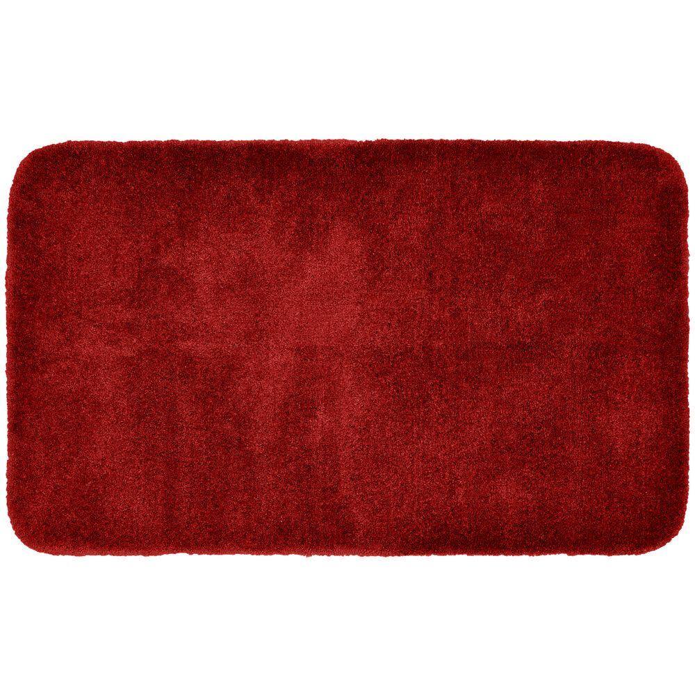 Garland Rug Finest Luxury Chili Pepper Red 30 in. x 50 in. Washable