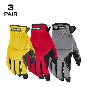 Large Utility Work Gloves (3-Pack)