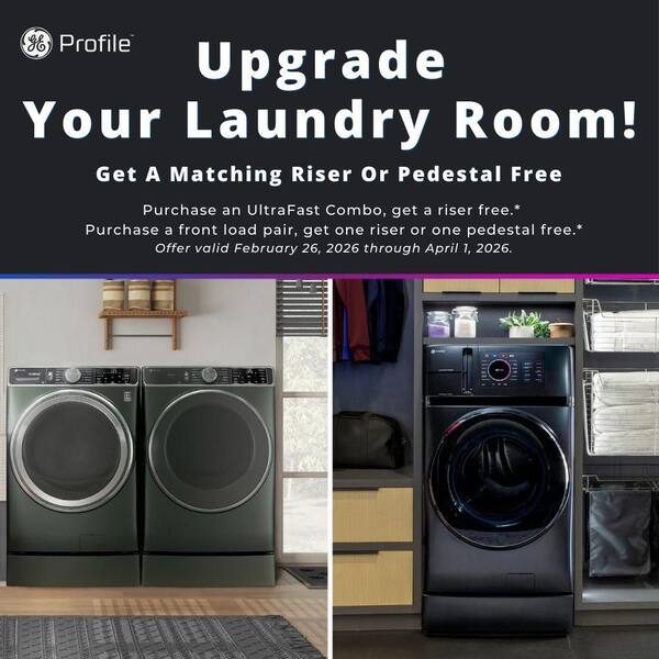 Profile 5.3 cu. Ft. Smart Front Load Washer White w/OdorBlock UltraFresh Vent System, Microban Technology, Tier 2 EStar