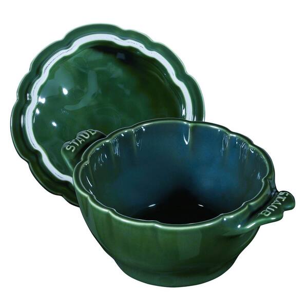 staub Ceramic 16 oz. Petite Artichoke Cocotte - Basil 1003214