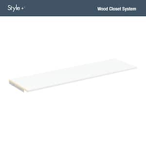 Style+ 48 in. W White Top Shelf Kit