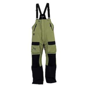 Clam Ice Armor Delta Float Bib, 2XL, Drab Green/Black, Folds of Honor 17900  - The Home Depot