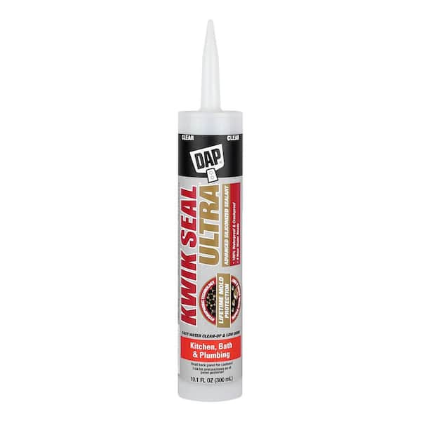 Kwik Seal Ultra 10.1 oz. Clear Advanced Siliconized Kitchen and Bath Caulk