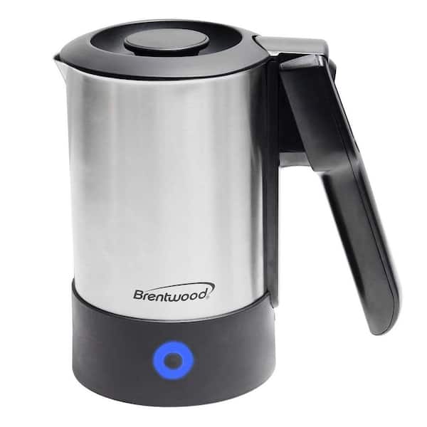 Brentwood 20 oz. 2.5-Cup Stainless Steel Electric Travel Kettle