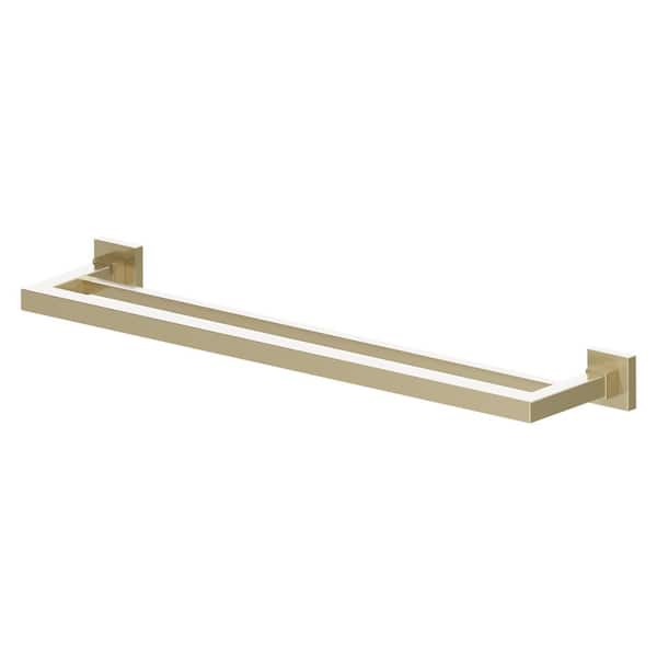 ZLINE Kitchen and Bath Bliss Double Towel Rail in Champagne Bronze