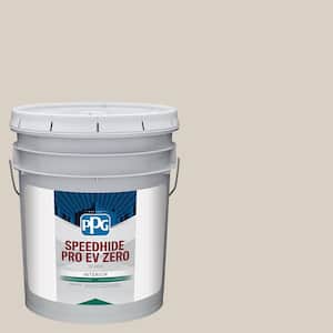 Speedhide Pro EV Zero 5 gal. PPG14-30 Gray Beige Flat Interior Paint