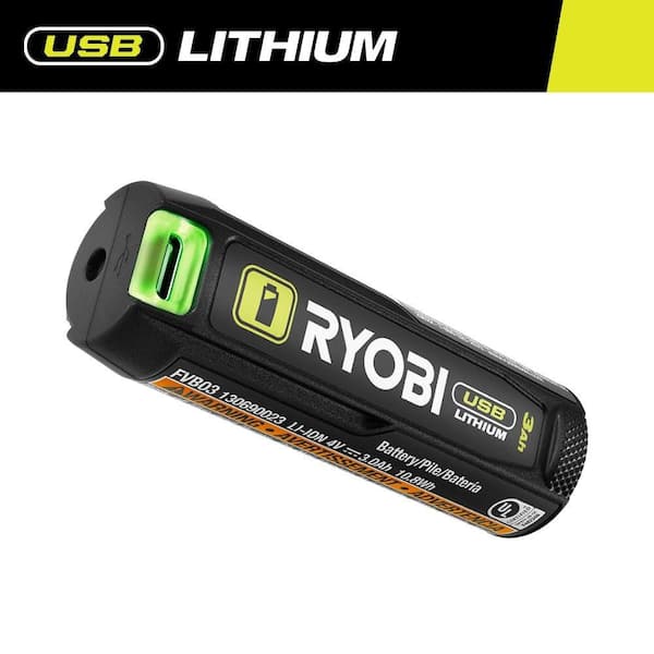 USB Lithium 3.0 Ah Lithium-Ion Rechargeable Battery