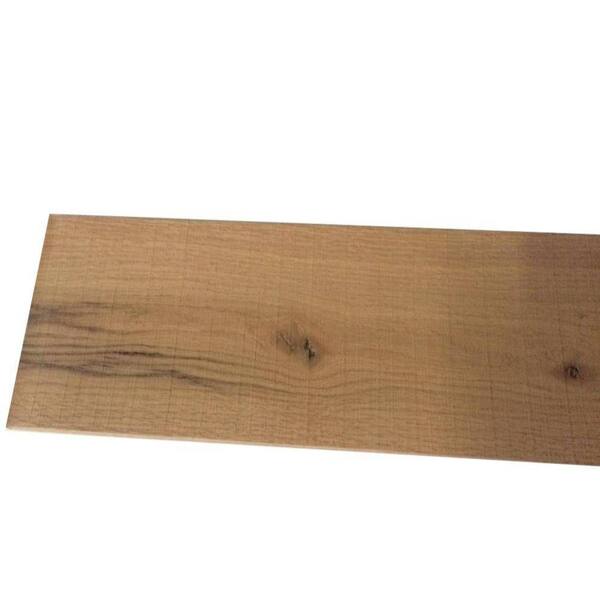 Swaner Hardwood Character Hardwood Board (Common: 1/2 in. x 4 in. x Random Length; Actual: 0.375 in. x 3.5 in. x Random Length)