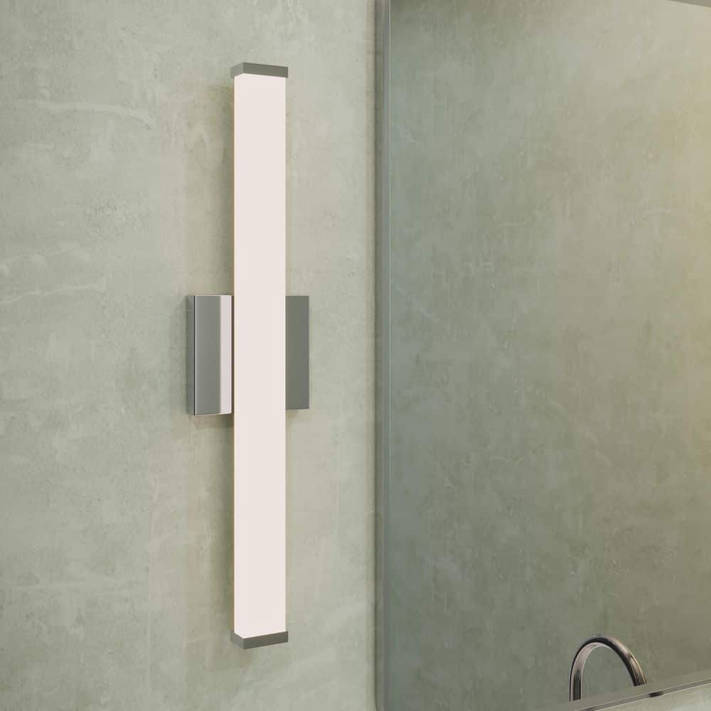 Phase 6.1 24 in. Polished Chrome 5CCT Integrated LED Linear Vanity Light Bar price history on PriceWatchPro