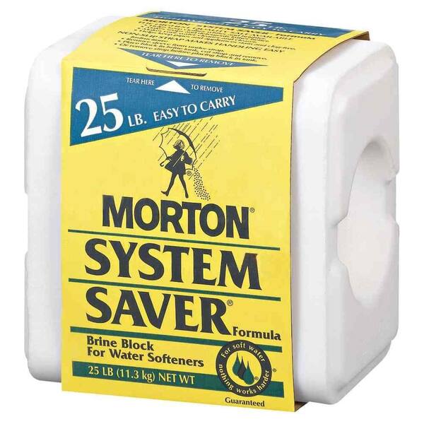 Morton Salt System Saver II 25 lb. Brine Block 1617 The Home Depot