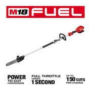 M18 FUEL Brushless Cordless 21 in. Dual Battery Self-Propelled Lawn Mower w/ Pole Saw, (2)12.0Ah Batteries