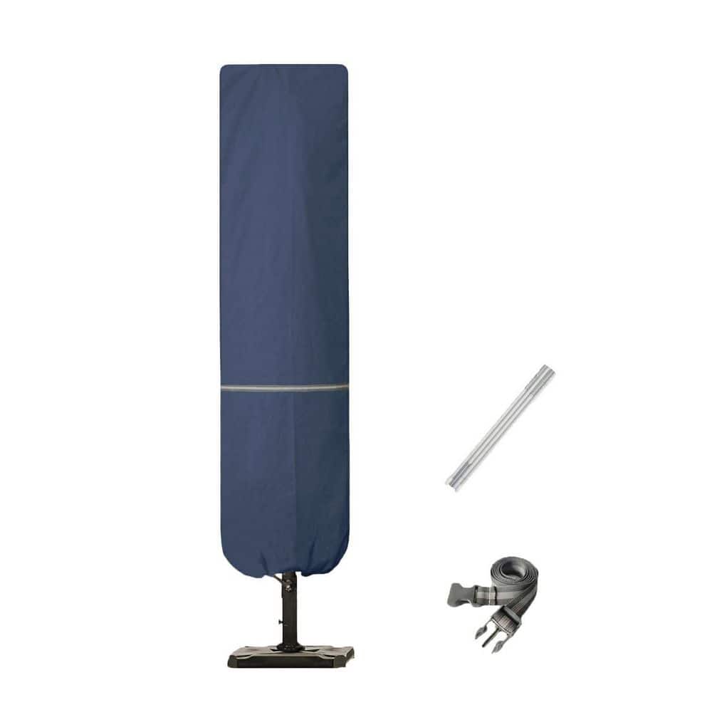 Patio Umbrella Cover with Rod for 7 to 11 ft. Umbrellas and 15 ft. Double-Sided Umbrellas, Waterproof, Dark Blue price history on PriceWatchPro
