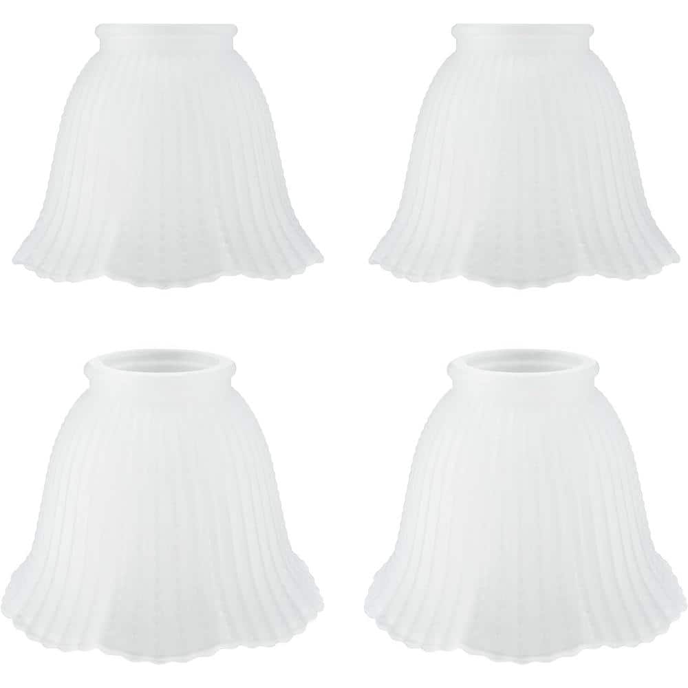 4PK-Lighting Accessory-Replacement Glass- Frosted Beaded - 2-1/4 in.Fitter,