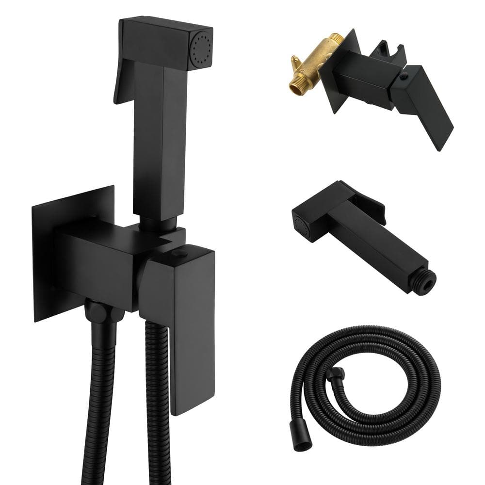 Single-Handle Wall Mount Bidet Faucet with 2-Water Pressure Modes in Black price history on PriceWatchPro