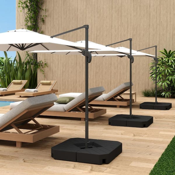 custom promotional patio umbrellas Printed Market Umbrellas Umbrella Frame and Canopy / 22lb Heavy Duty Base & Waterbag