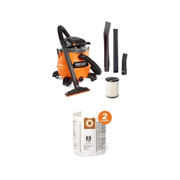 VF3502 Dust Bags (2-Pack) and 16 Gal. 6.5 Peak HP NXT Shop Vacuum Combo