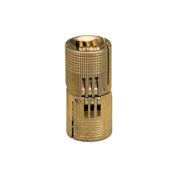 SOSS 0.945 in. x 0.945 in. Solid Brass Barrel Hinge