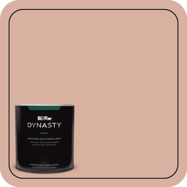 BEHR DYNASTY 1 qt. #S180-3 Flowerpot One-Coat Hide Semi-Gloss Enamel Interior Stain-Blocking Paint & Primer