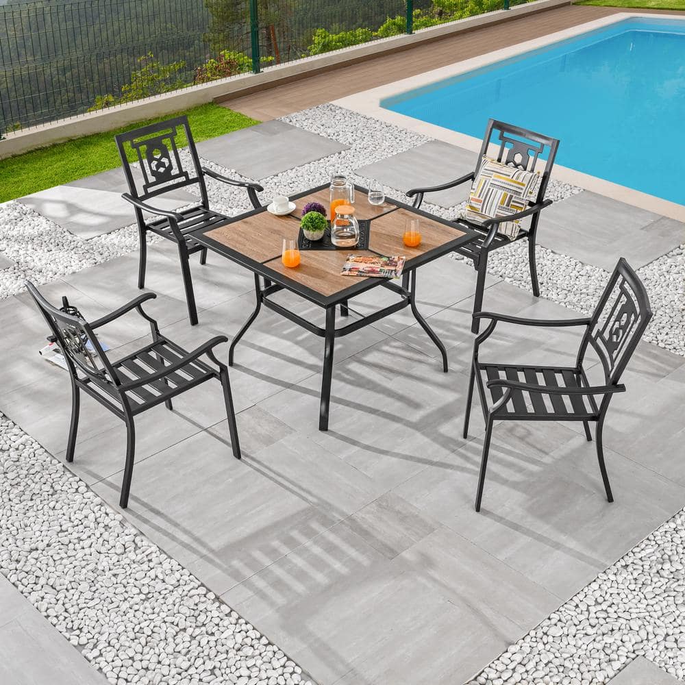 5-Piece Metal Outdoor Dining Set price history on PriceWatchPro