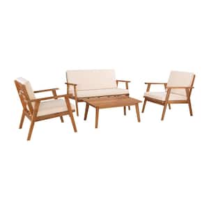 Collin Natural Outdoor Chat Set