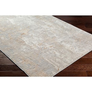 Alamo Taupe/Gray Abstract 5 ft. x 7 ft. Indoor Area Rug