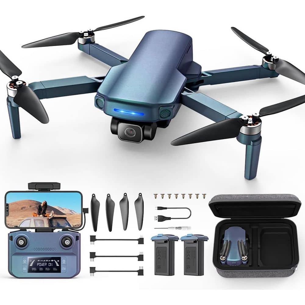 Ahfiwaso GPS 4K UHD Camera Quadcopter Drone with 10000 Feet Video
