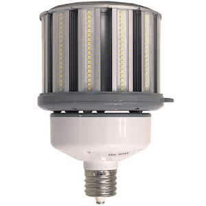 320-Watt Equivalent 80-Watt Corn Cob ED28 LED High Lumen High Bay Bypass Light Bulb Mog 120-277V Cool White 4000K 84106