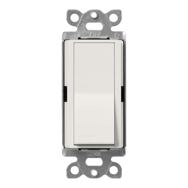 Lutron Claro On/Off Switch, 15-Amp/Single-Pole, Lunar Gray (SC-1PS-LG)