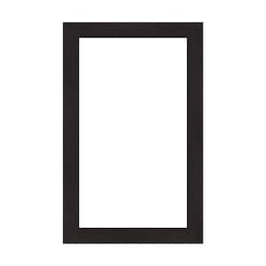 Mirror Makeover Furniture Espresso Narrow 17.25 in. W x 27.25 in. H Bathroom Mirror Frame Border Kit-Fits a 16x26 mirror