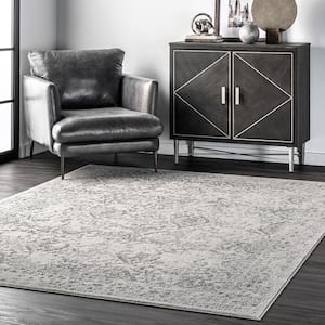 Odell Distressed Persian Ivory 12 ft. x 15 ft. Area Rug