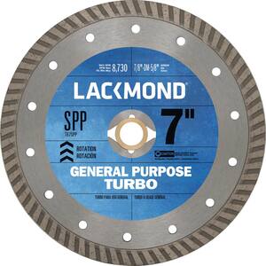 14-Inch by .125 by 20mm Lackmond STS51412520 Multi-Application STS5 Series Segmented Turbo Diamond Blade
