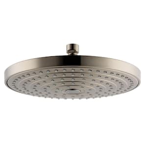 Raindance Select S 240 2-Spray Patterns with 2.5 GPM 9.625 in. Wall Mounted Fixed Showerhead in Brushed Nickel