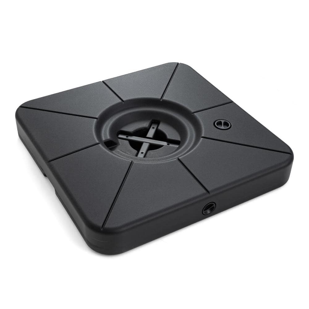 220 lb. Fillable HDPE Patio Umbrella Base with Cross Base for Outdoor Patio Umbrellas, Black price history on PriceWatchPro