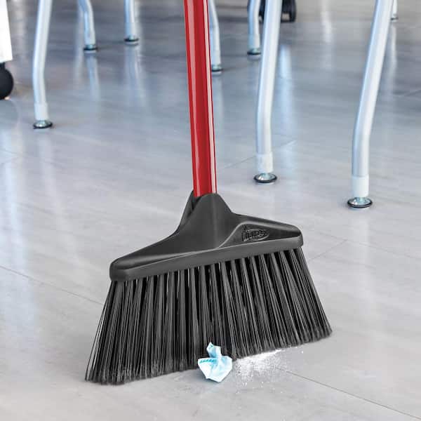 10 in. High Power Lobby Broom with Steel Handle (4-Pack)