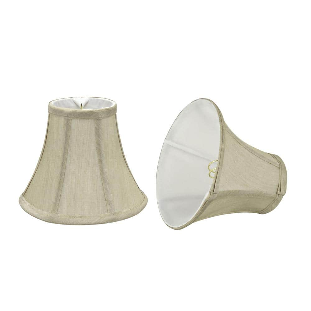 Aspen Creative Corporation 6 in. x 5 in. Beige Bell Lamp Shade (2-Pack ...