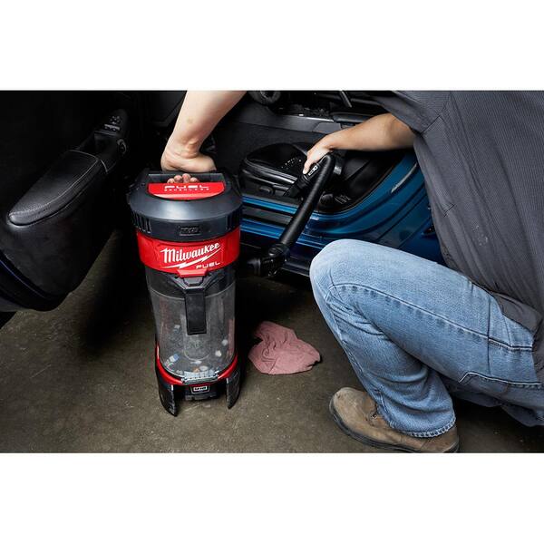 Milwaukee - M18 Fuel 18-Volt Lithium-Ion Brushless Cordless 1 Gal. 3-in-1 Backpack Vacuum Kit and One 8.0 Ah Battery and Accessories