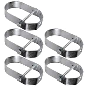 4 in. Clevis Hanger for Vertical Pipe Support in Standard Galvanized Steel (5-Pack)