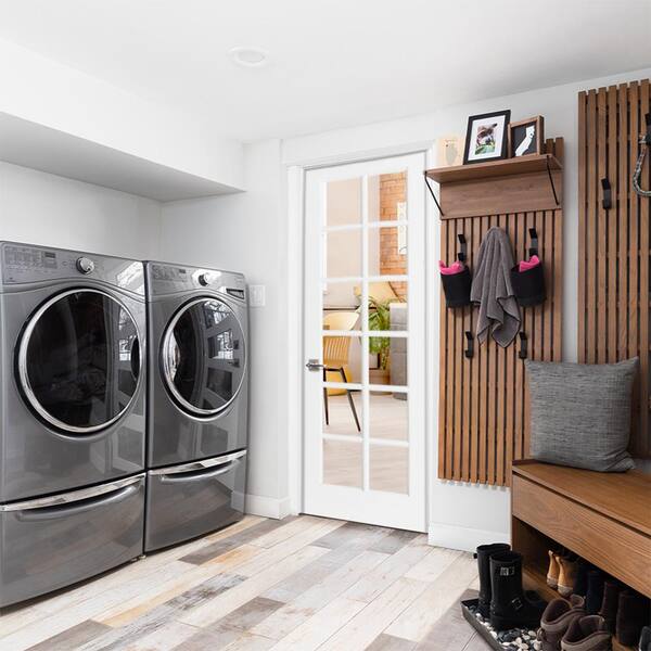 Krosswood Doors 30 in. x 96 in. 12-Lite Clear Solid Hybrid Krosswood Doors 30 in. x 96 in. 12-Lite Clear Solid Hybrid