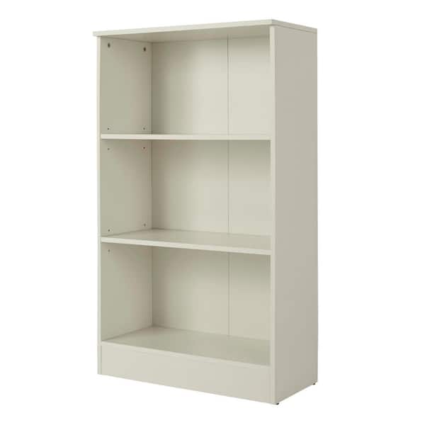 White Wood 3 Shelf Basic Bookcase, Room Essentials 3 Shelf Bookcase Instructions Pdf